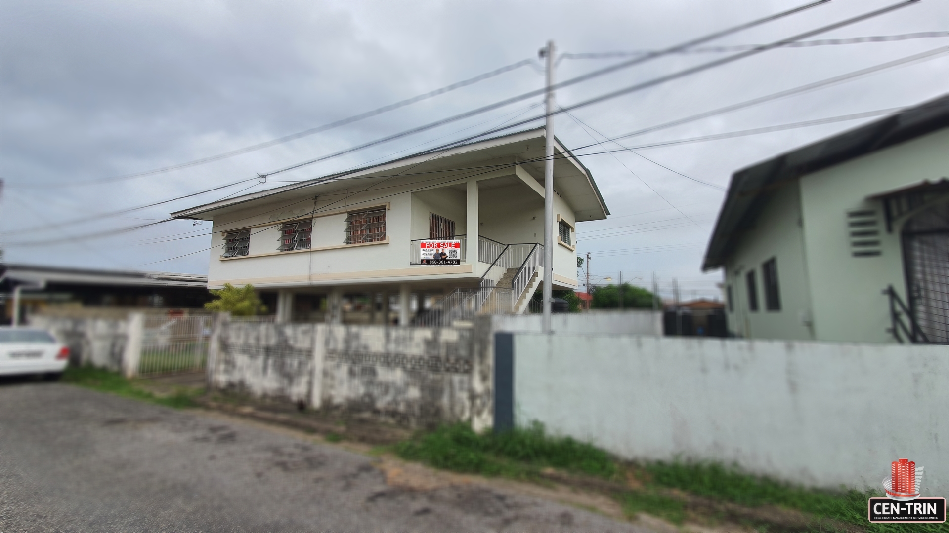 Tunapuna Property for Sale: Exterior view of a 3-bedroom house in a desirable Tunapuna location