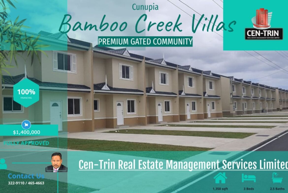 Luxury Townhouses Cunupia | Bamboo Creek Villas Feature Image