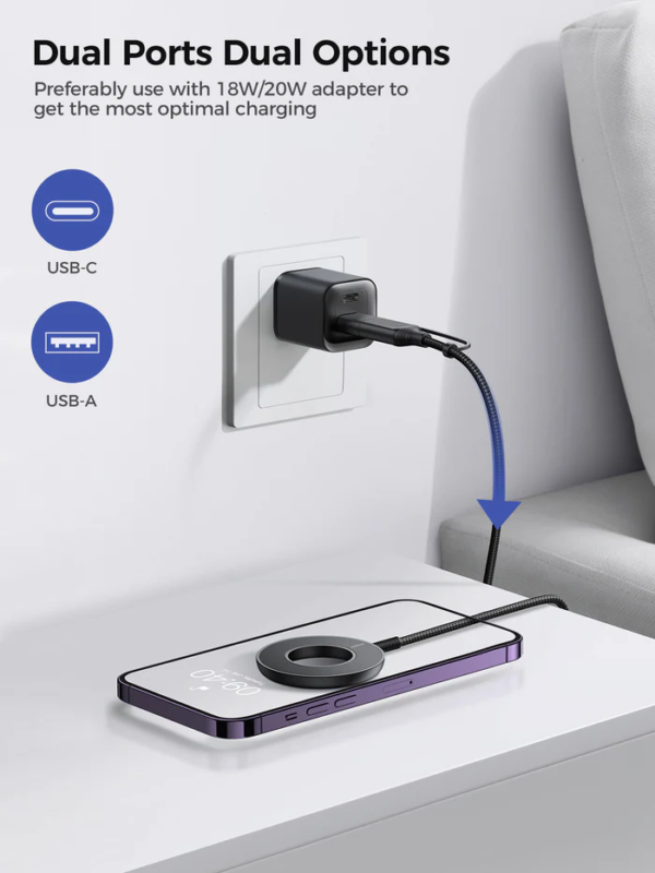 Joyroom wireless charger with adapter