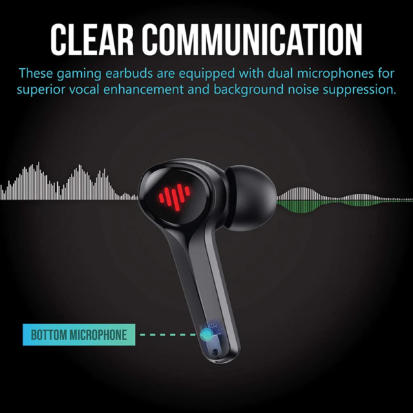 iLuv SG100 Wireless Gaming Earbuds - Clear Communication