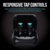 iLuv SG100 Wireless Gaming Earbuds - Responsive Tap Controls